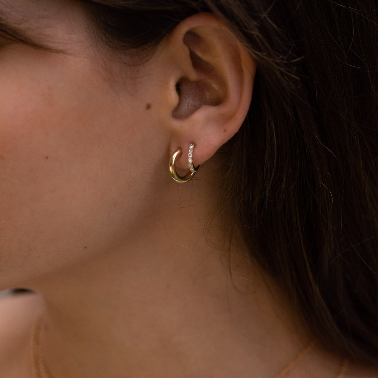 Argolla Cz 8Mm Gold