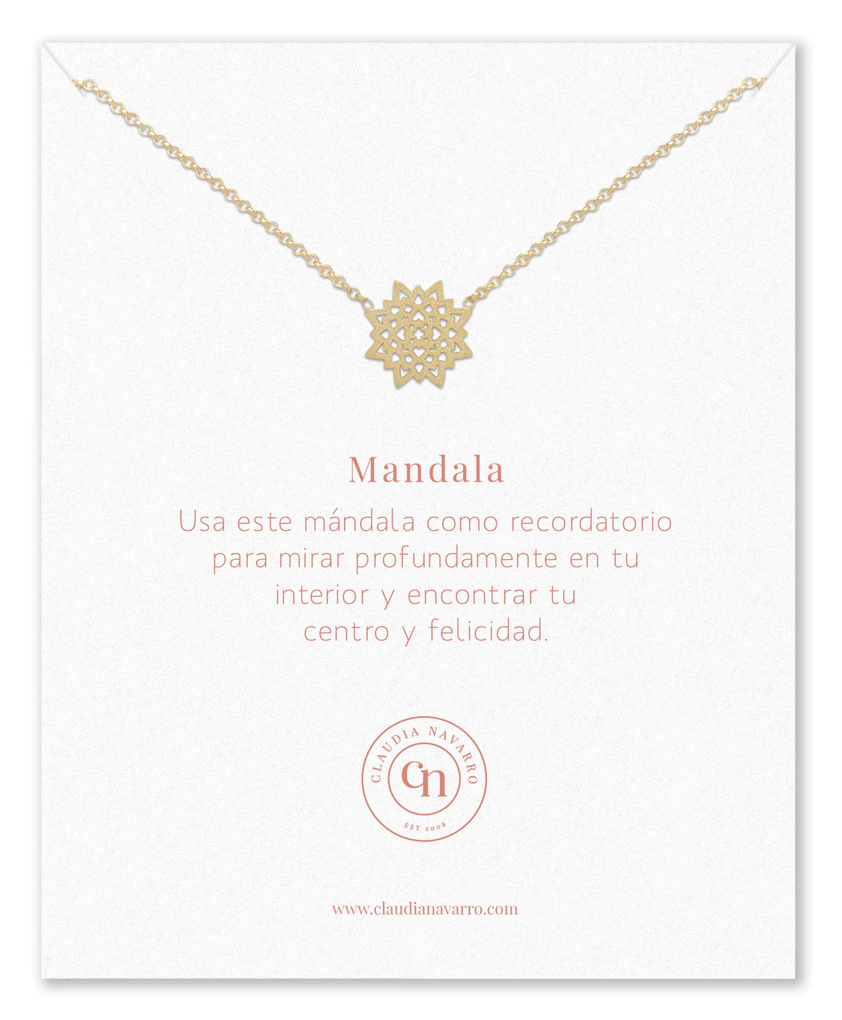 Collar Mandala3 Gold