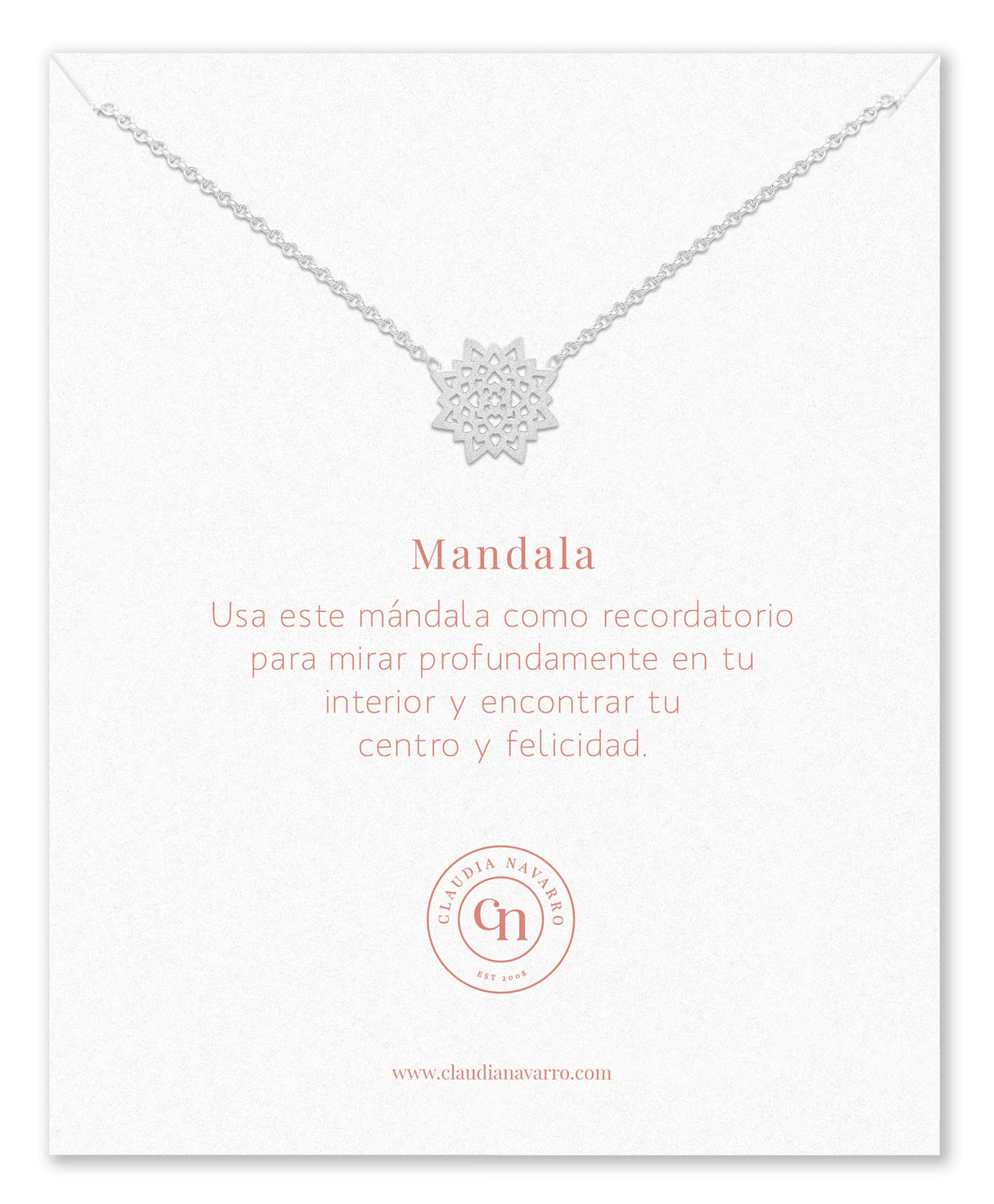 Collar Mandala3 Silver