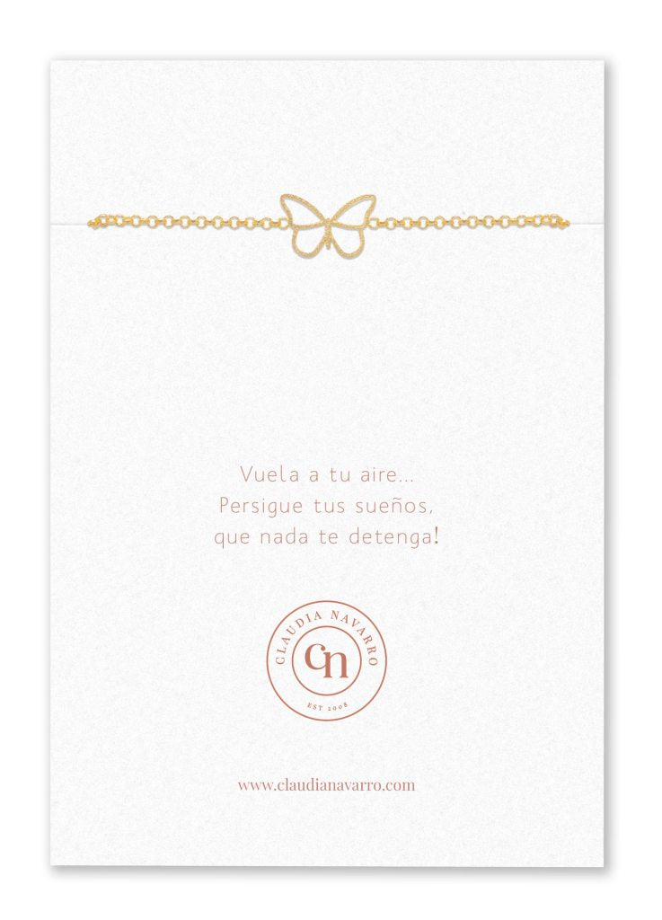Pulsera Kids Mariposa2 Gold
