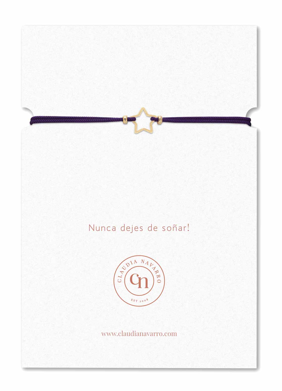 Pulsera Hilo Kids Estrella - Gold