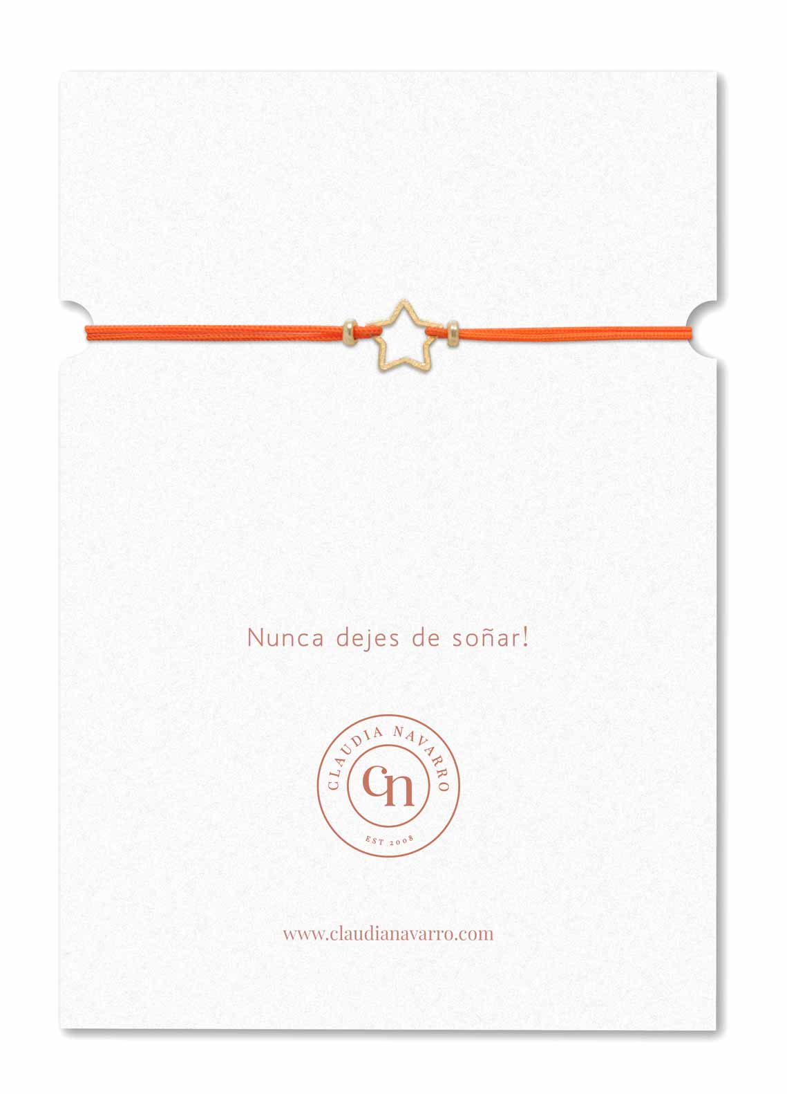 Pulsera Hilo Kids Estrella - Gold