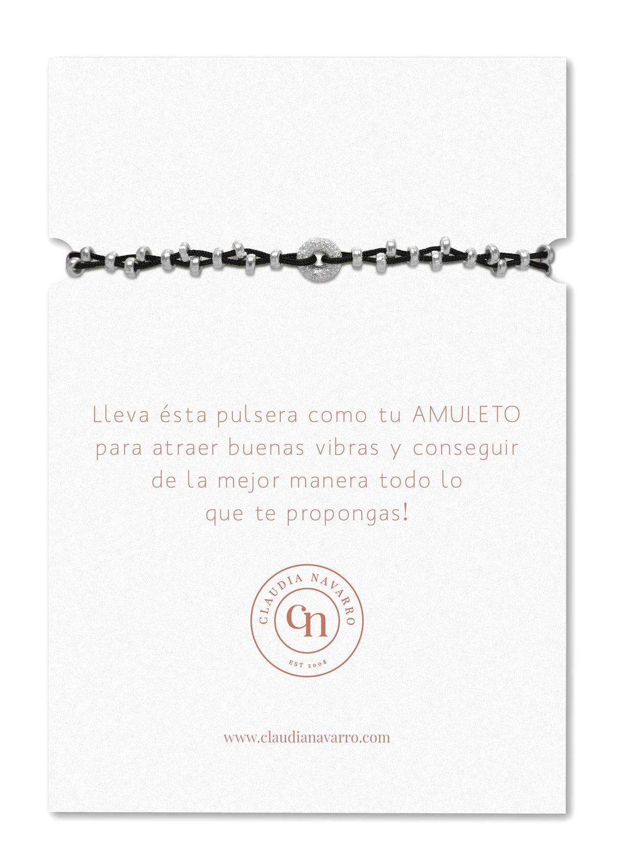 Pulsera Hilo Rueda - Silver