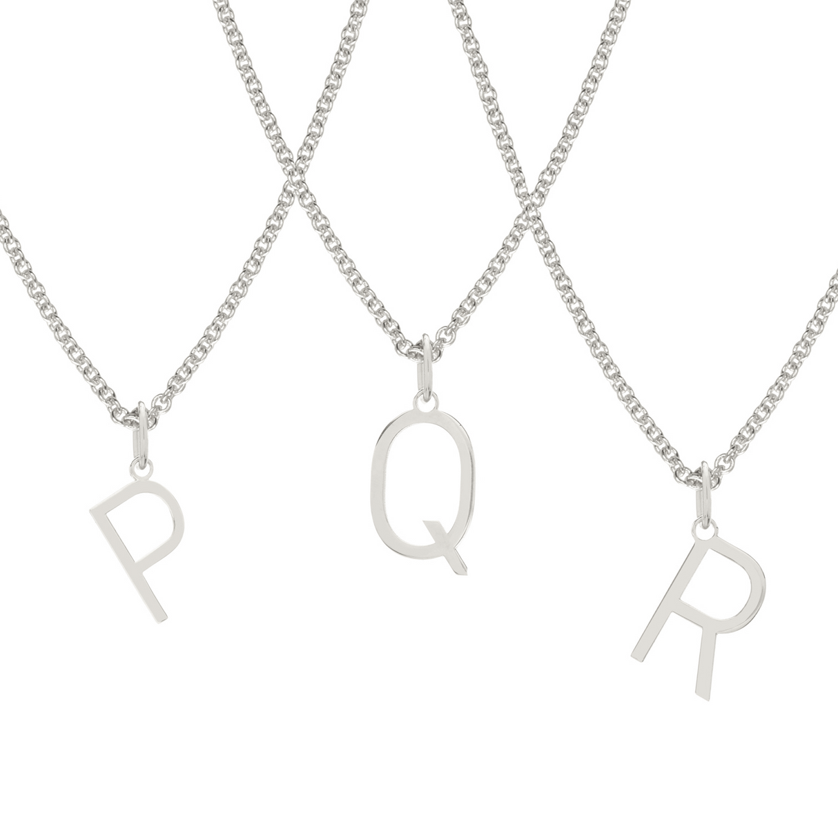 Collar inicial silver