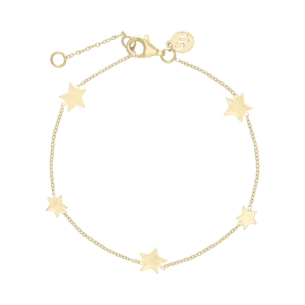 Pulsera Estrellitas 18k