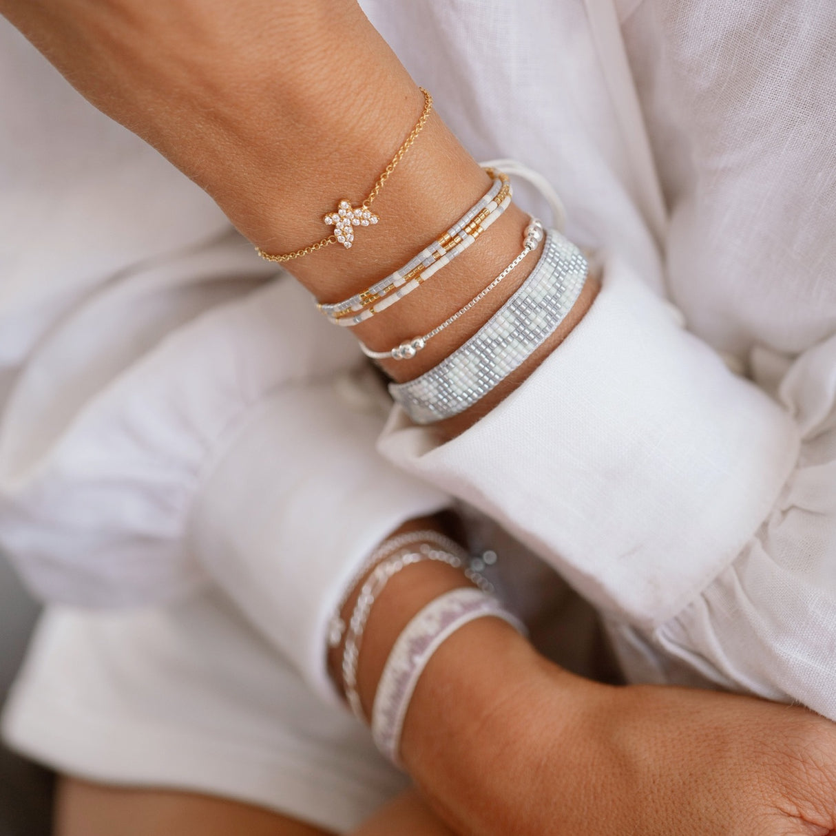 PULSERA LOOM IRIS MINT