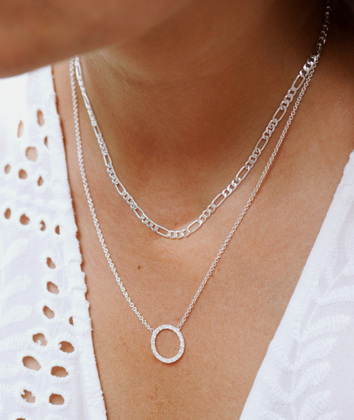 Collar CZ Atenea Silver