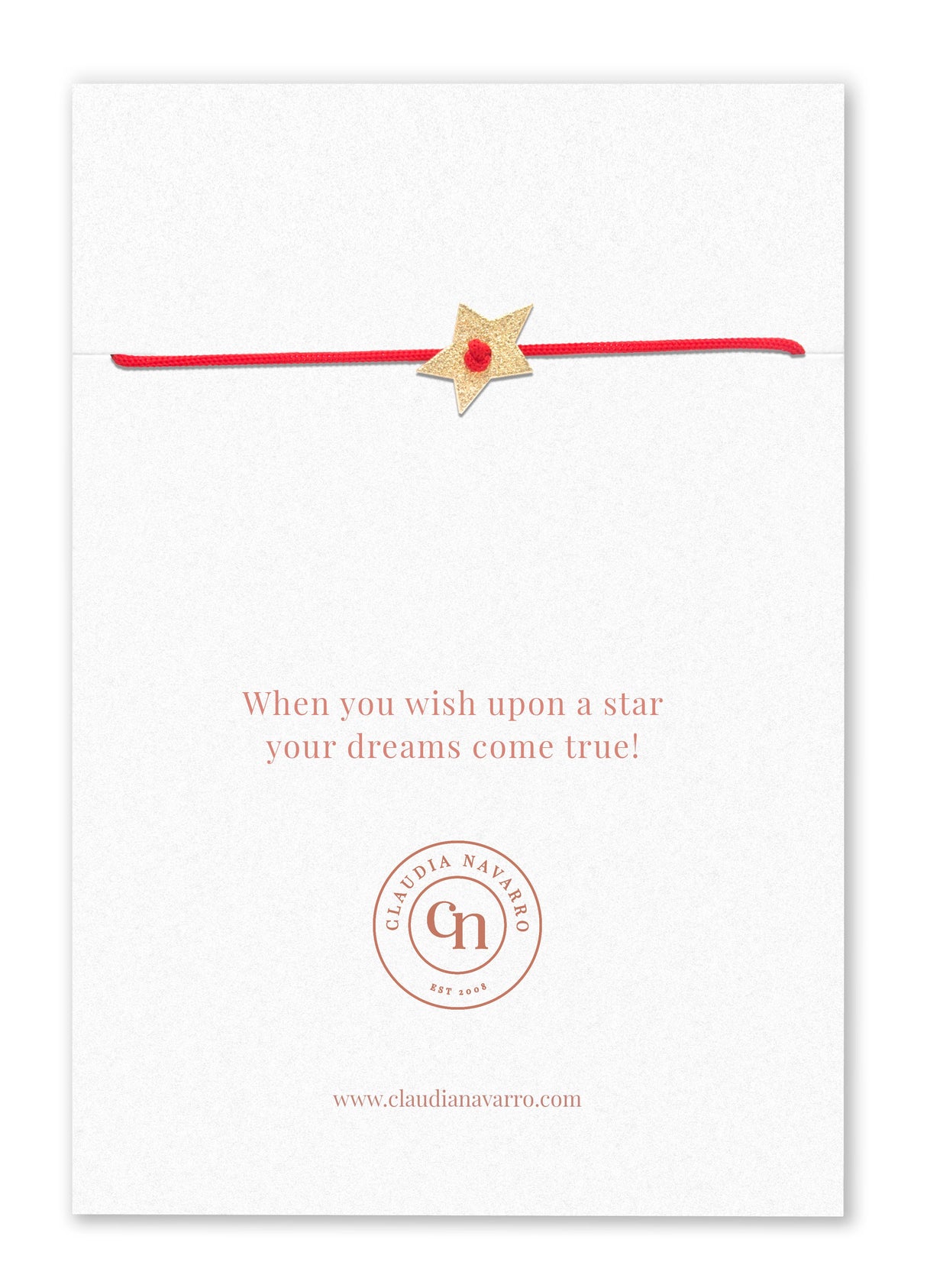 Pulsera Hilo Magia - Gold Rojo