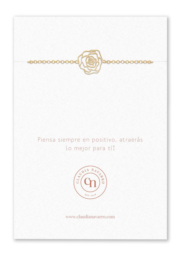 Pulsera Rosa Gold
