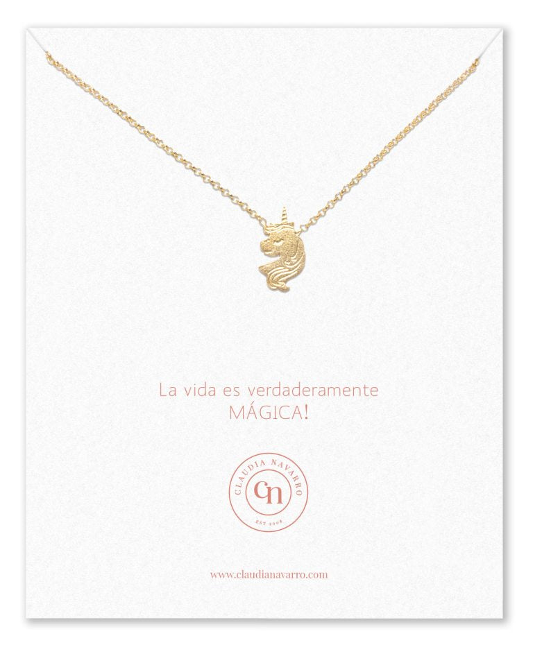 Collar Unicornio Gold