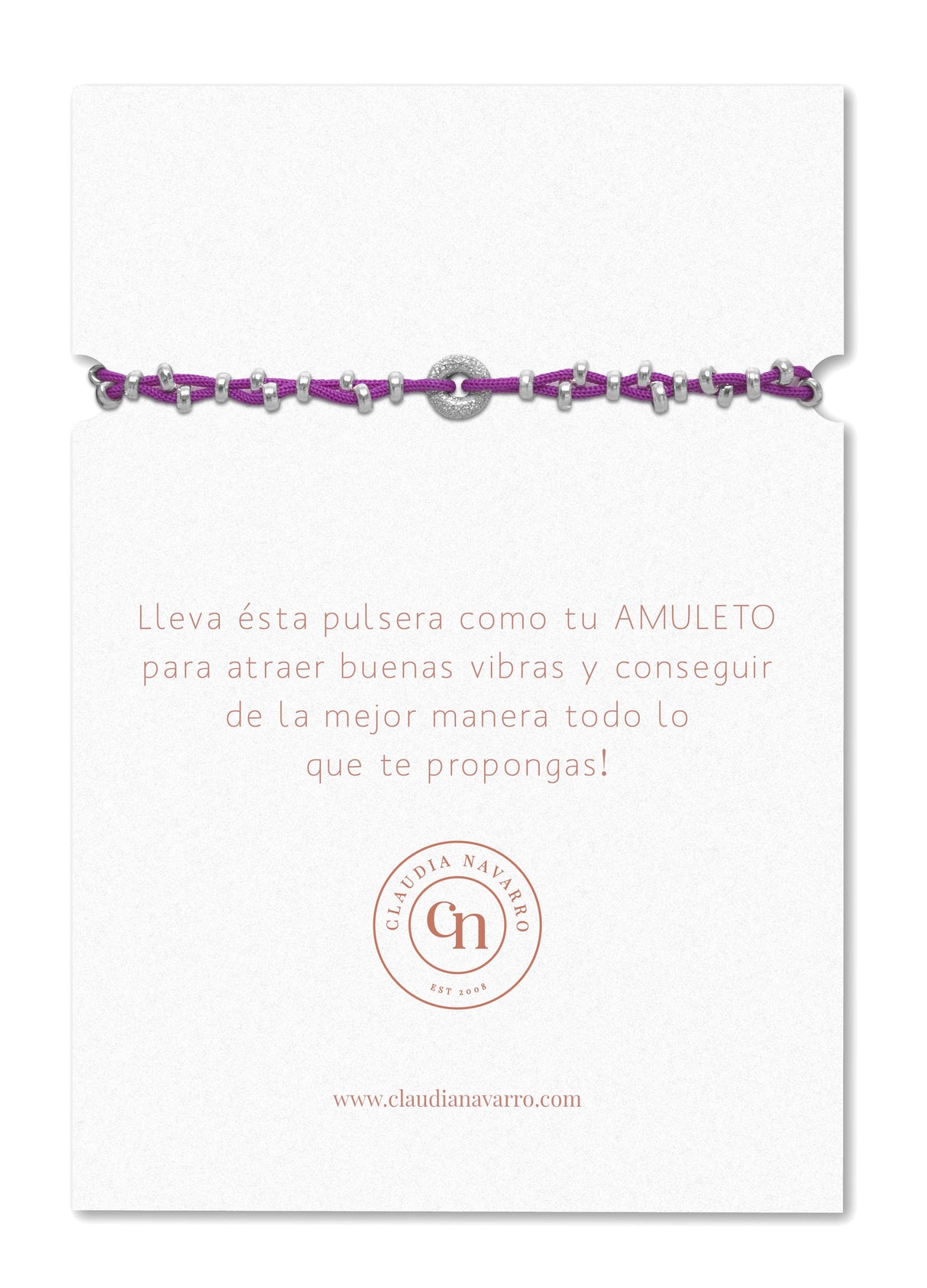 Pulsera Hilo Rueda - Silver