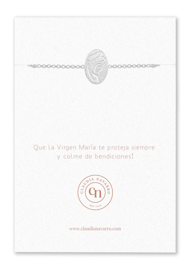 Pulsera Virgen Silver