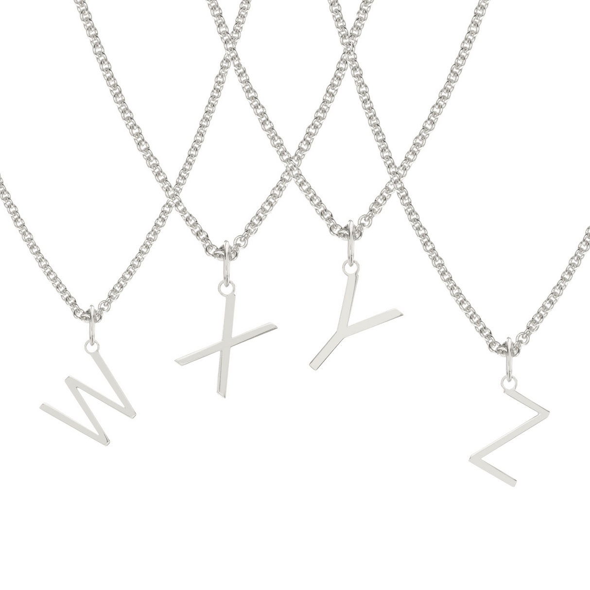 Collar inicial silver