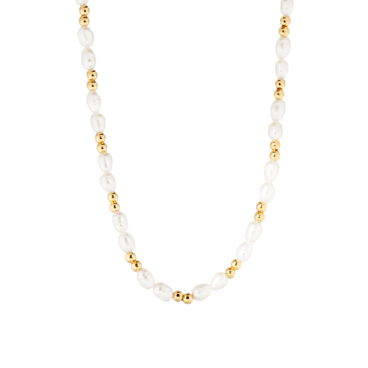 Gargantilla Dual Pearl Gold