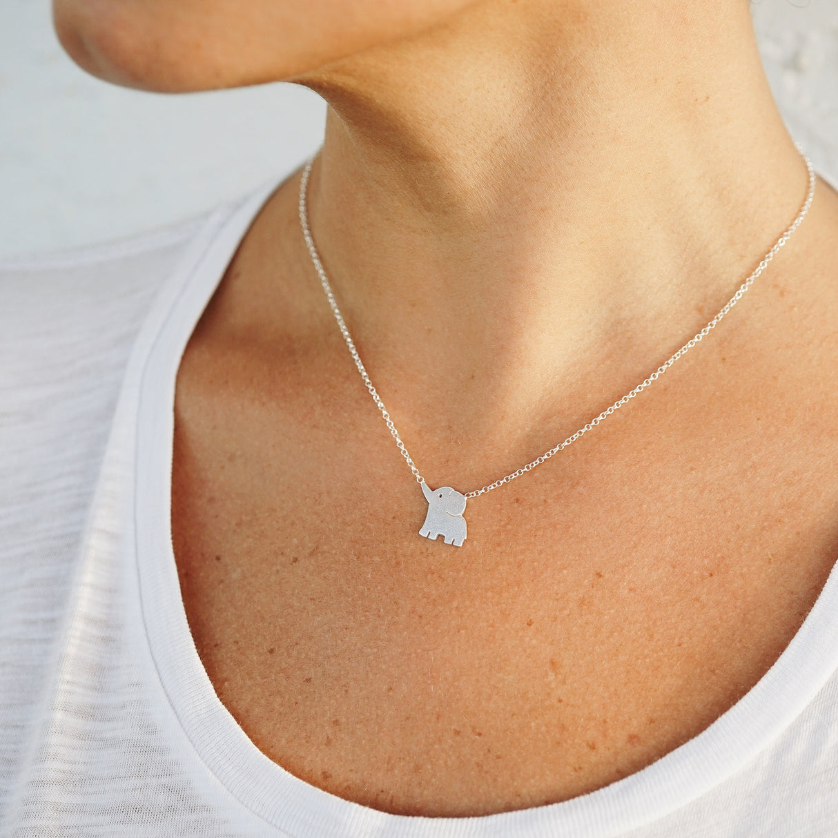 Collar Elefante Silver