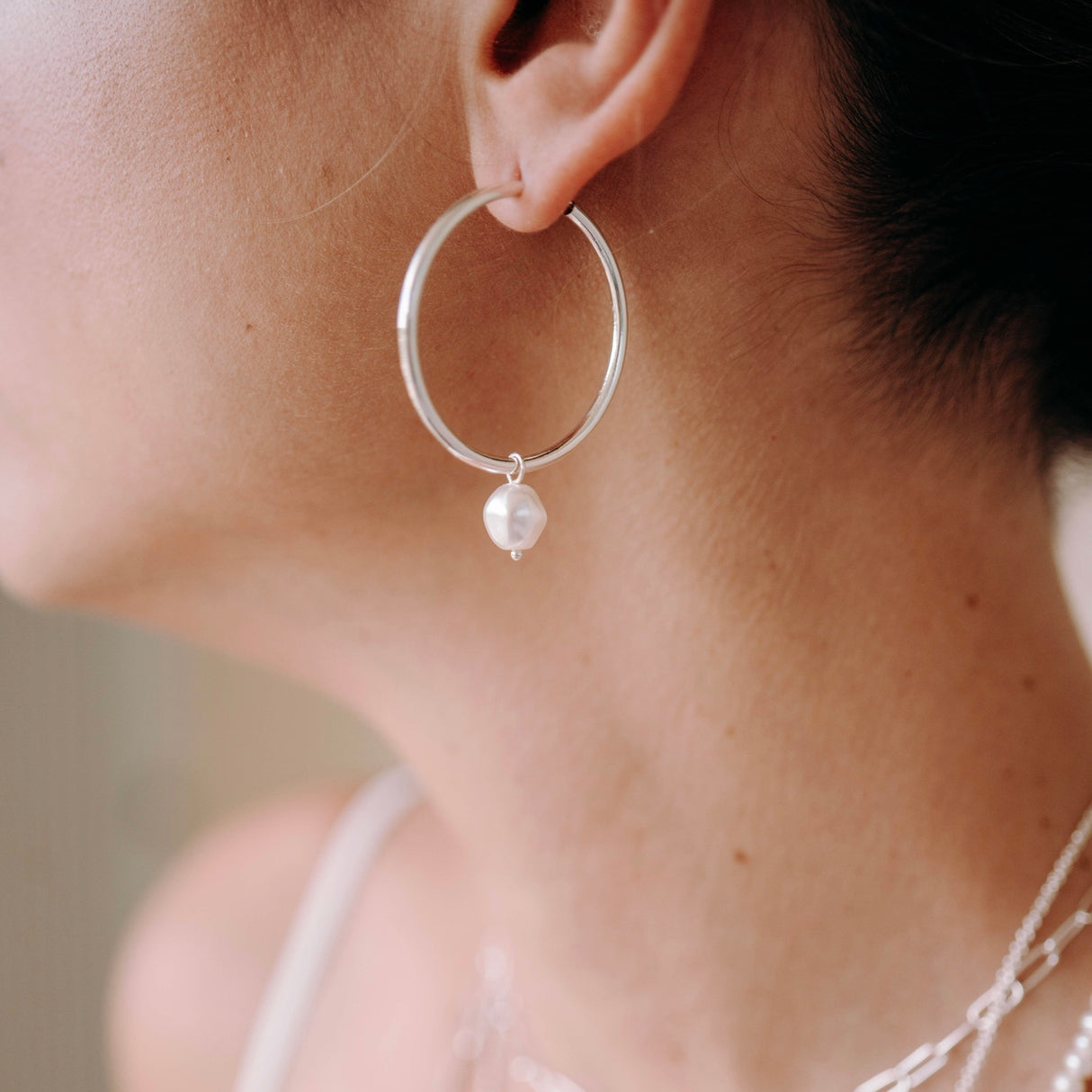 Argolla Endless Pearl Silver