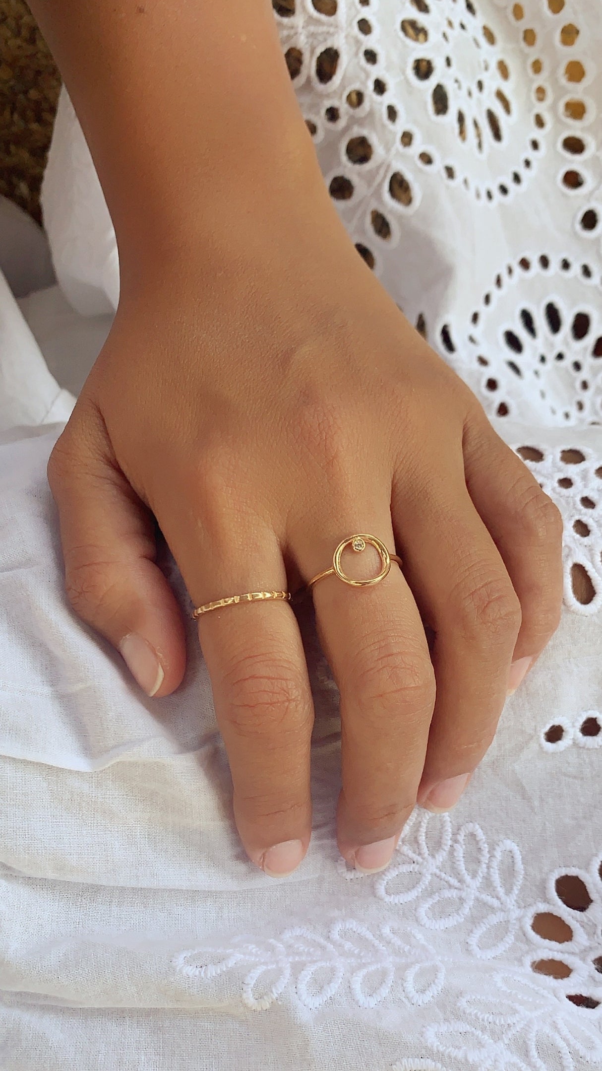 ANILLO KARMA LUZ GOLD