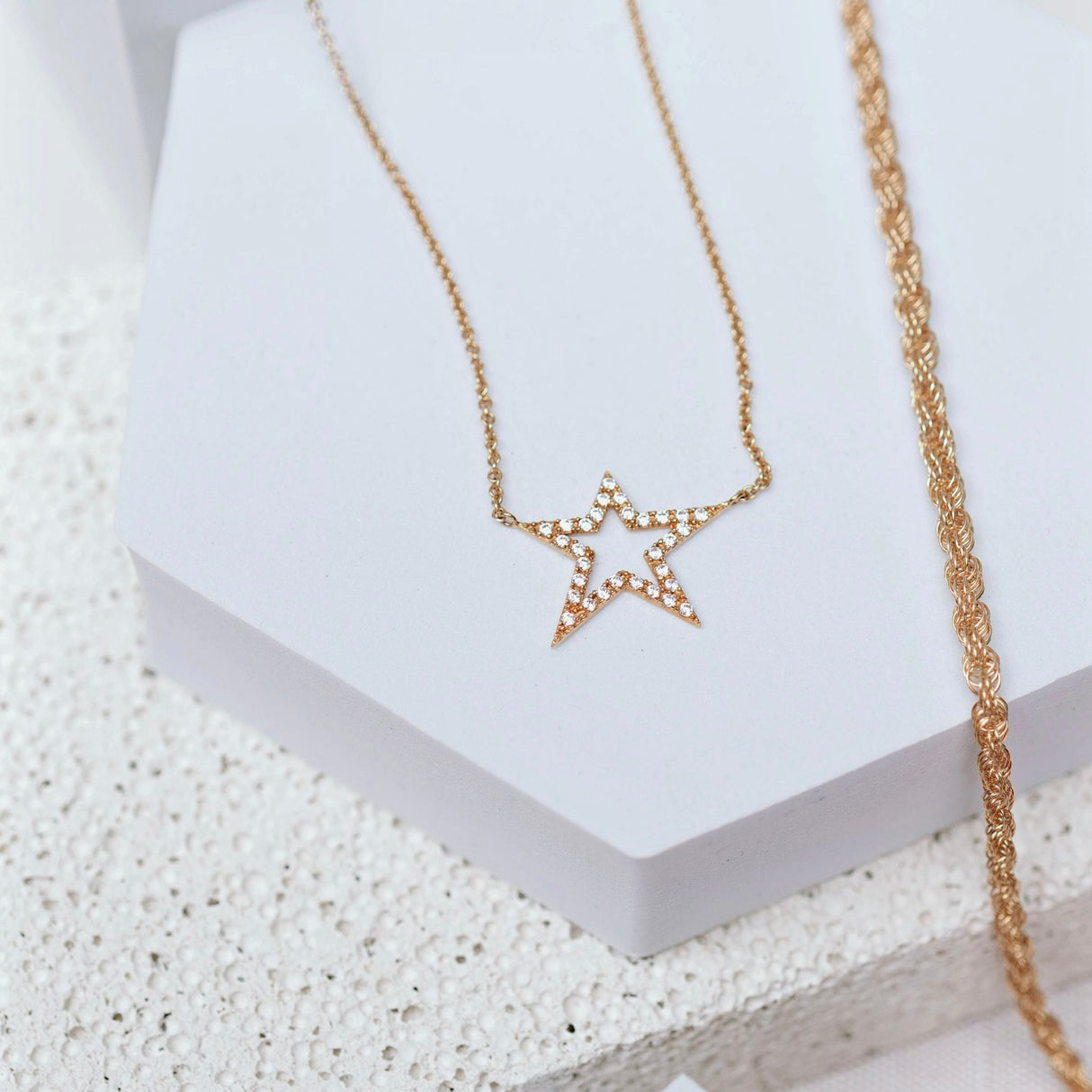 Collar Cz Stardust Xl Gold