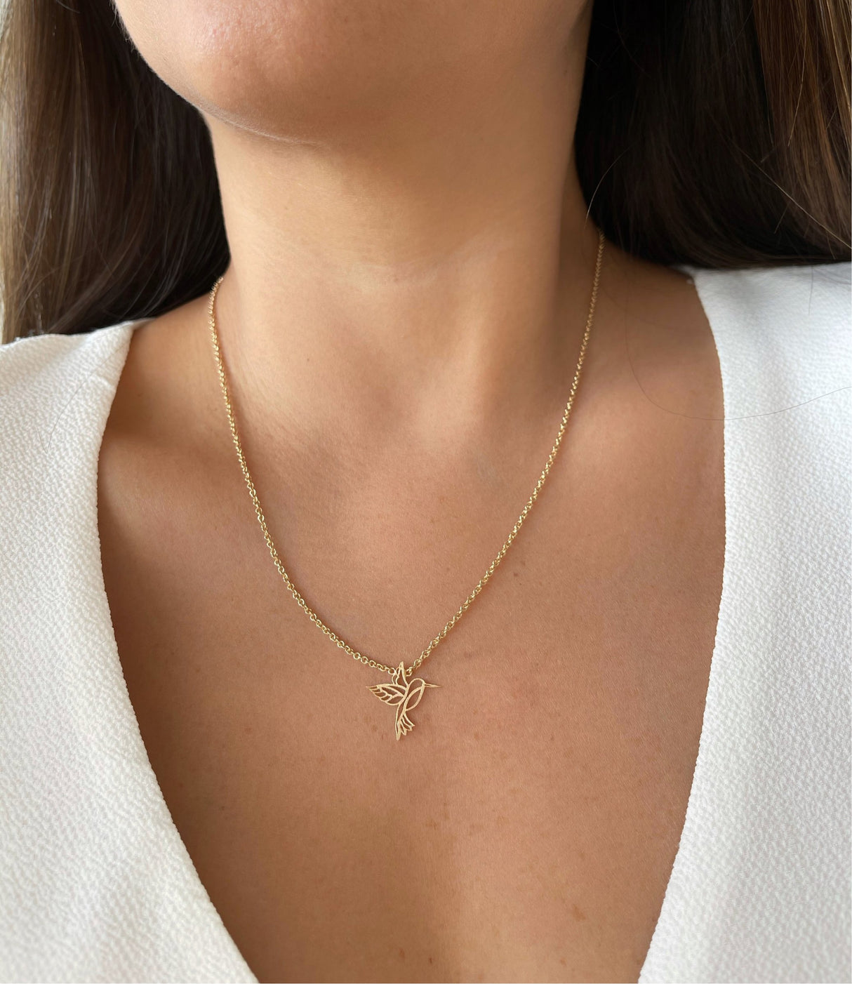 Collar Picaflor Gold