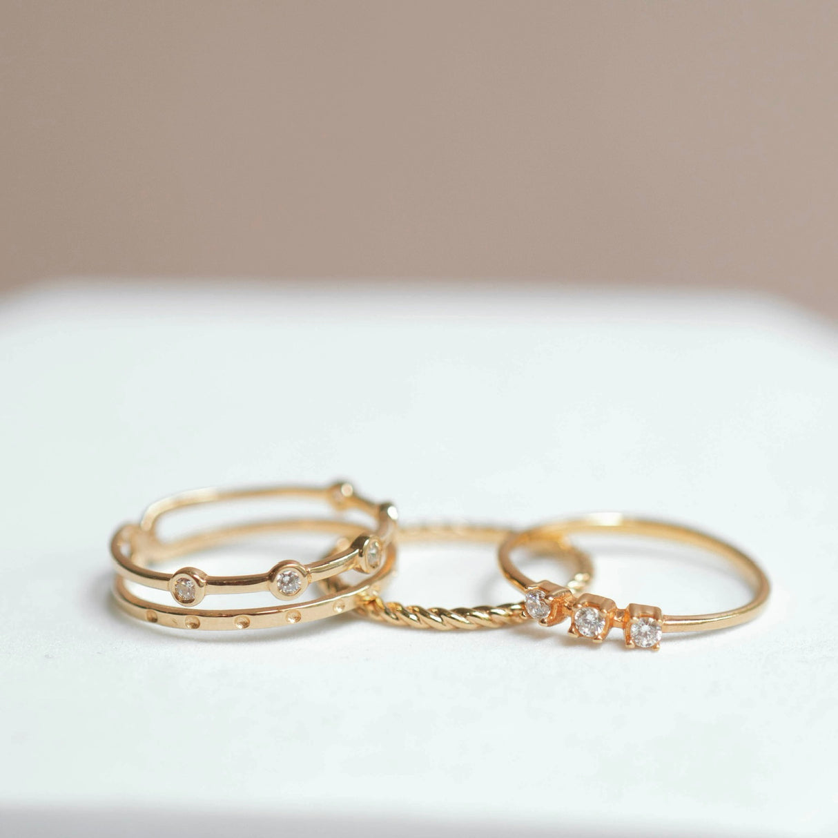 Anillo Triple Ilusion Gold