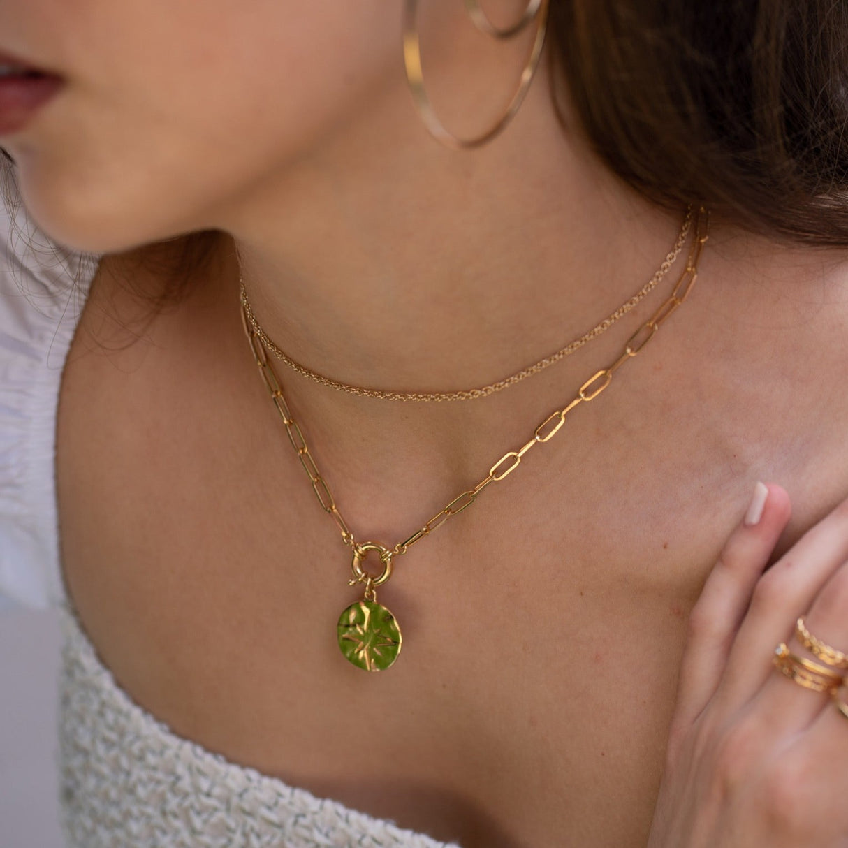 Gargantilla Toggle Flare Gold