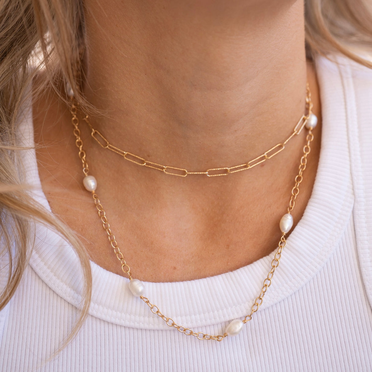 Gargantilla Kala Pearl Gold
