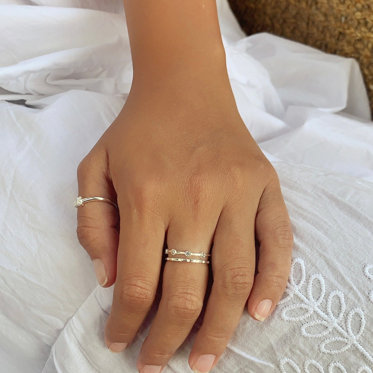 ANILLO DOBLE BASIC SILVER