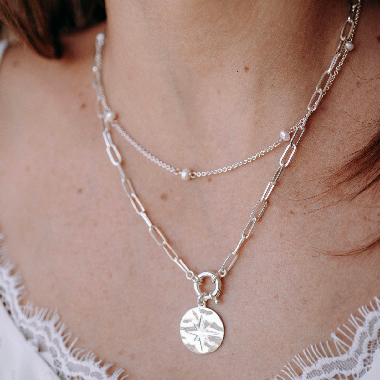 Gargantilla Toggle Flare Silver