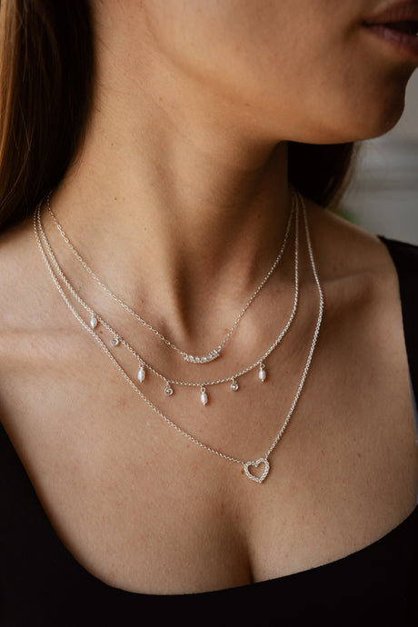 Collar Cz Amely Silver