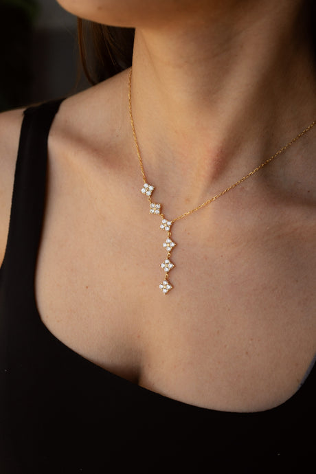 Collar Cz Luxus Gold