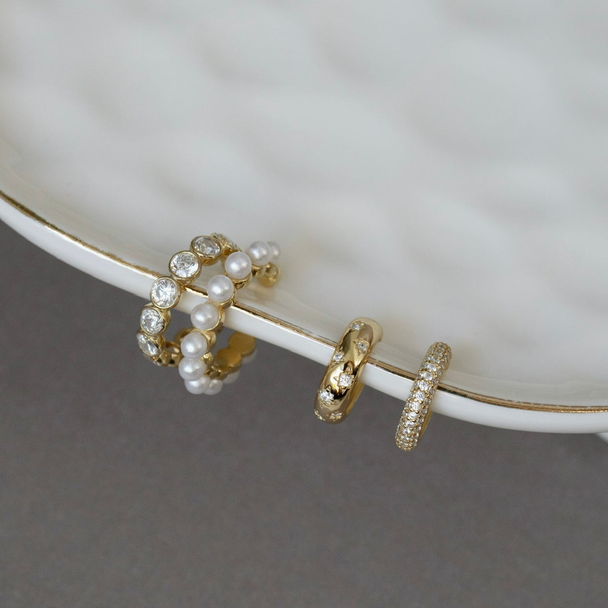 Cuff Orli Pearl Gold