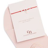 Pulsera Hilo Mini Mapa - Silver