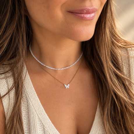 Gargantilla Sabine Moonstone Gold