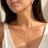 Collar Corazon Dibujado Gold