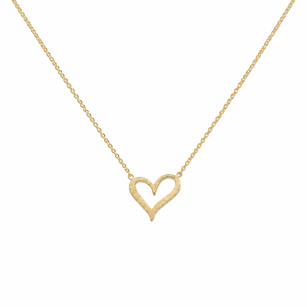 Collar Corazon Dibujado Gold
