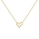 Collar Corazon Dibujado Gold