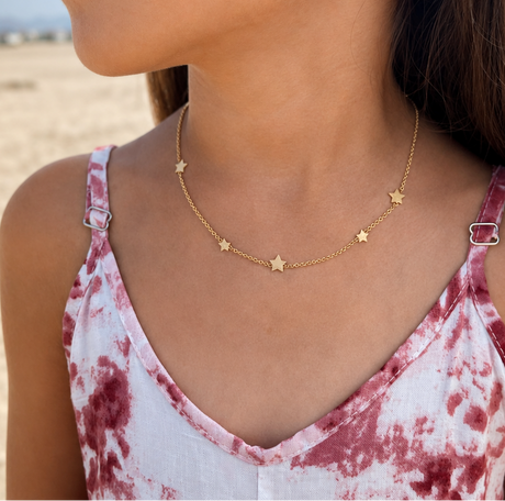 Collar Kids Estrellitas Gold