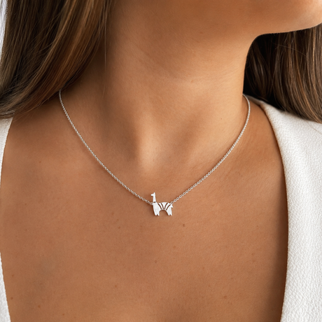 Collar Llama Silver