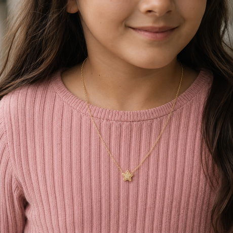 Collar Kids Estrellada Gold
