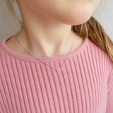 Collar Kids Mariposa2  Silver
