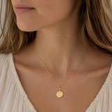 Collar Charm Mapa Gold