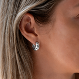 Hoops Shiny Silver