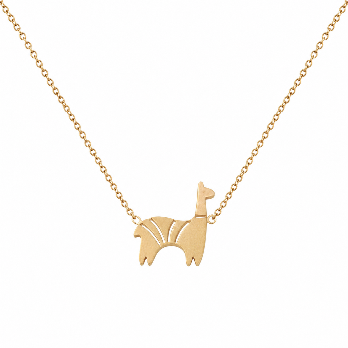 Collar Llama Gold