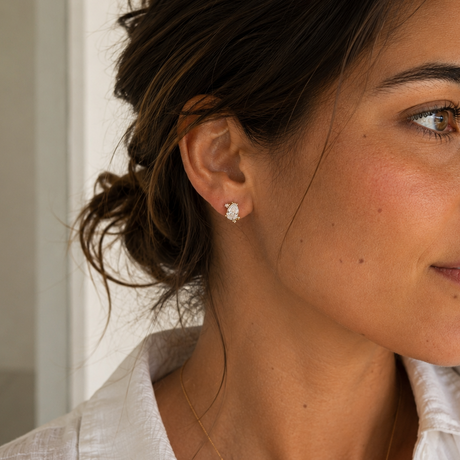 Arete Cz Viviane Gold