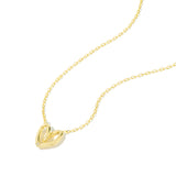 Collar Cz Corazon Twist Mom Gold