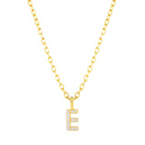 Collar CZ Monogram Gold