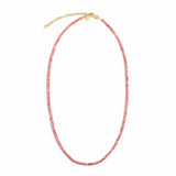 Gargantilla Sabine Rodocrosita Gold