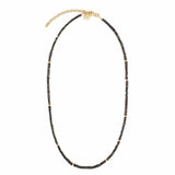 Gargantilla Sabine Obsidiana Gold