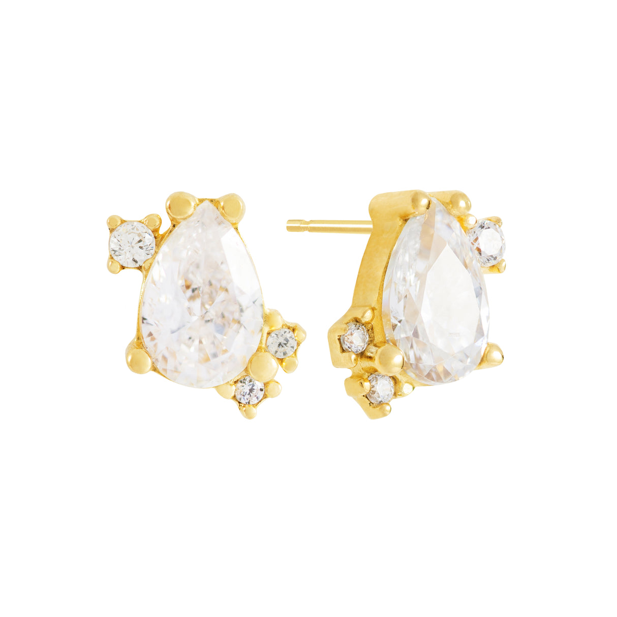 Arete Cz Viviane Gold