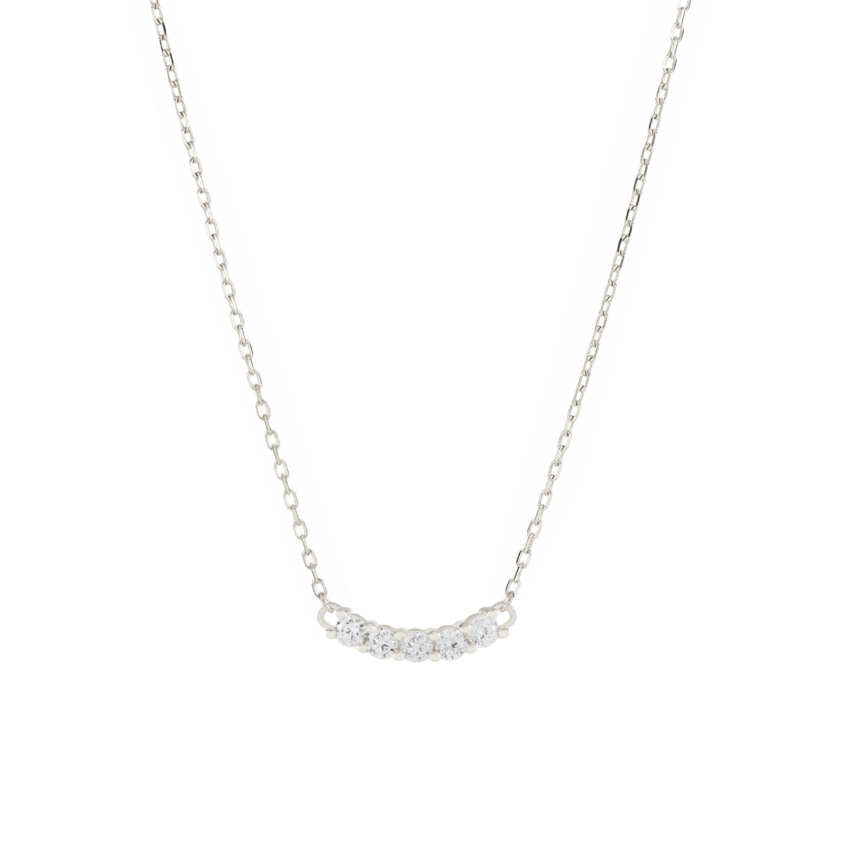 Collar Cz Amely Silver